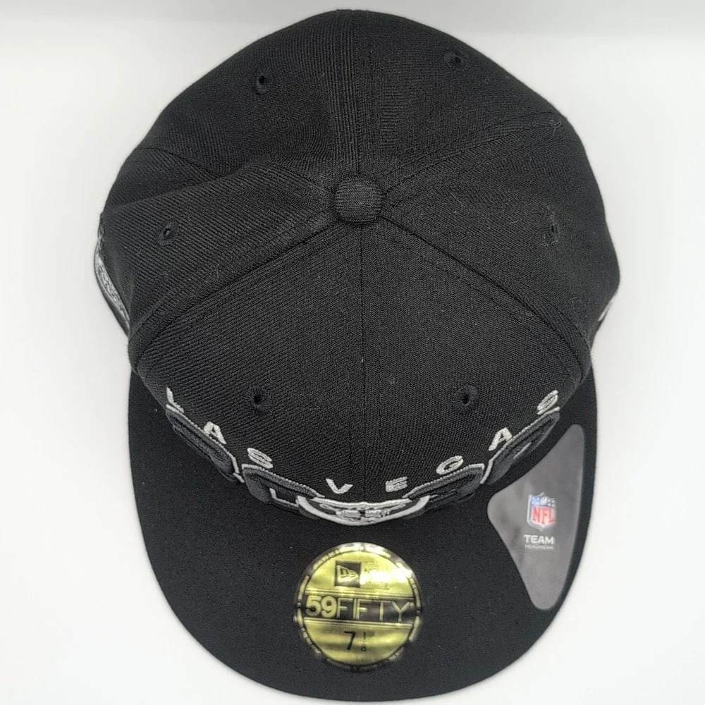 Las Vegas Raiders New Era 59fifty Fitted Hat 7 1/8 Welcome To Las Vegas Patch